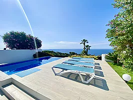 Ferienhaus mit Schwimmbad zur Vermietung in Cala Canyelles (Lloret de Mar)