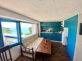 Preciosa  casa con piscina y visas panoramicas al mar para  4pax